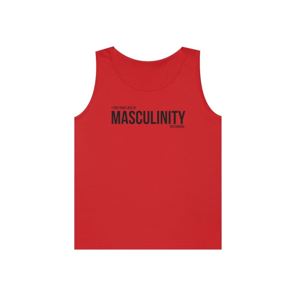 Act Like A Man Men's Heavy Cotton Tank Top